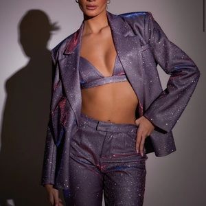 NWT: SLA the label purple Paloma blazer